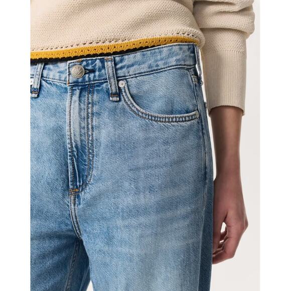 Rag & Bone Women's Audrey Featherweight Logan Wide-Leg Jeans Size 31 - Picture 13 of 14